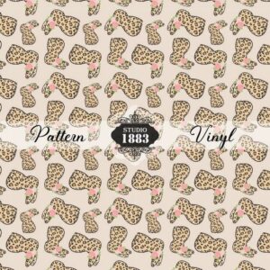 Cheetah Bunny-Pattern Vinyl