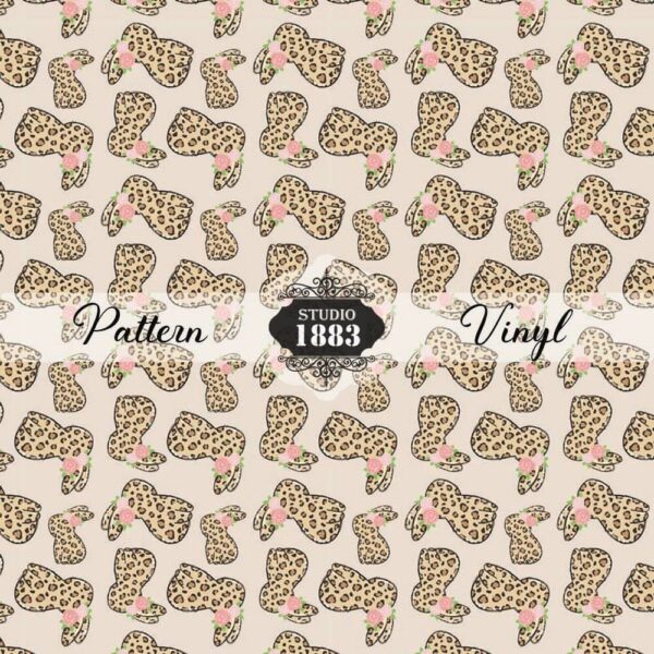 Cheetah Bunny-Pattern Vinyl