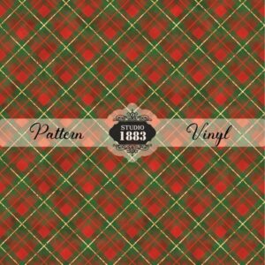Christmas Plaid-Pattern Vinyl