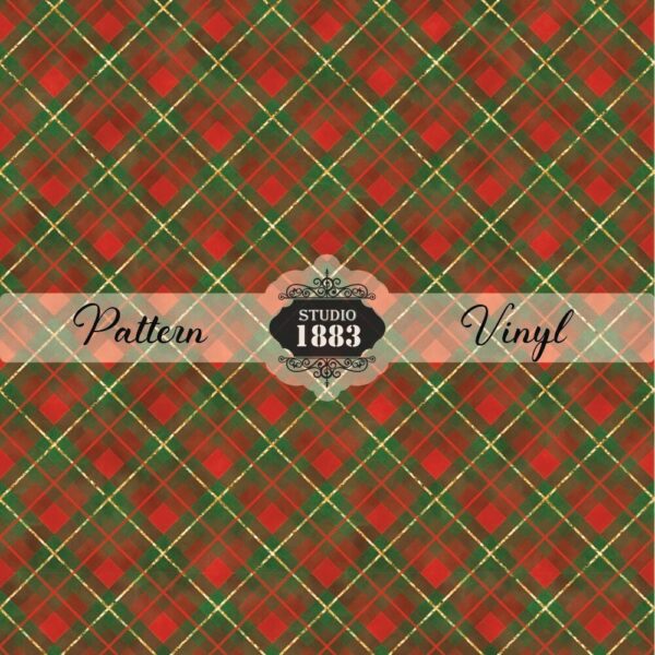 Christmas Plaid-Pattern Vinyl