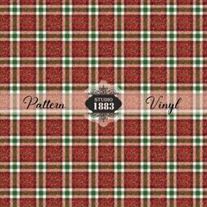 Christmas Tartan-Pattern Vinyl
