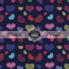 Colorful Hearts-Pattern Vinyl