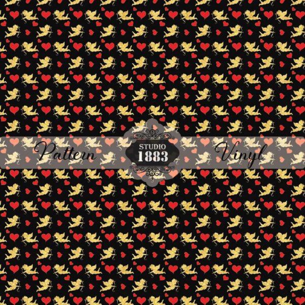 Cupid-Pattern Vinyl