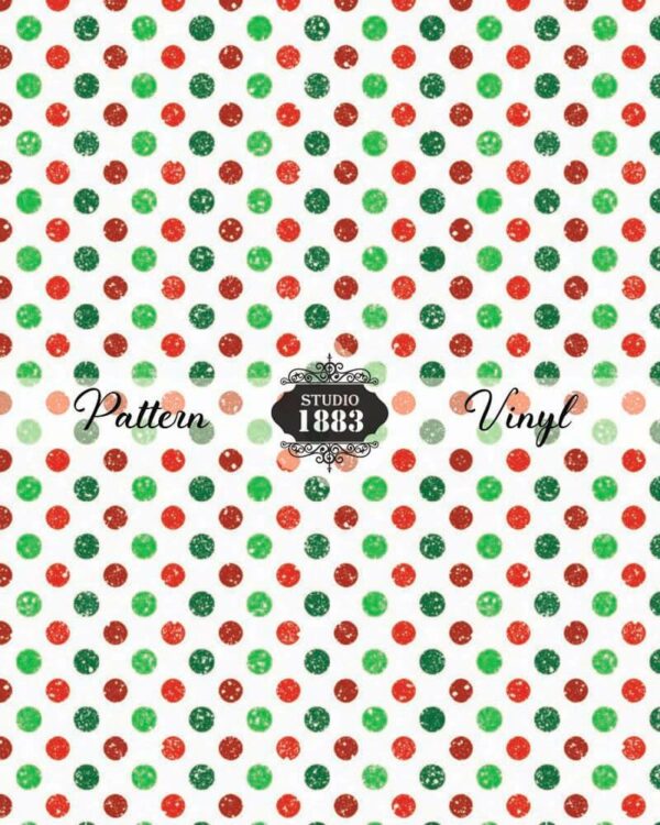 Distressed Polka Dots-Pattern Vinyl - Image 2
