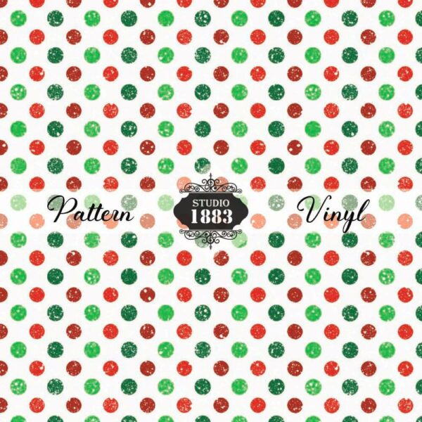 Distressed Polka Dots-Pattern Vinyl