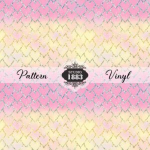 Dragon Hearts-Pattern Vinyl