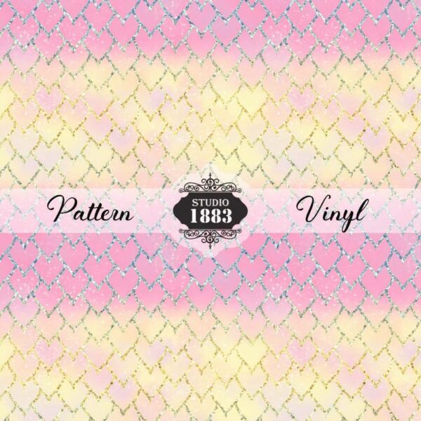 Dragon Hearts-Pattern Vinyl