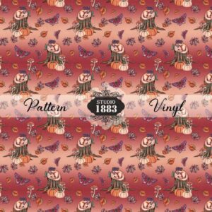 Dragon On Stump-Pattern Vinyl