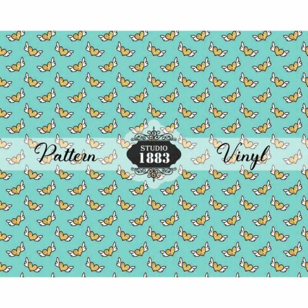 Flying Hearts-Pattern Vinyl - Image 2