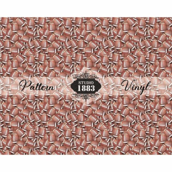 Footballs-Pattern Vinyl - Image 2
