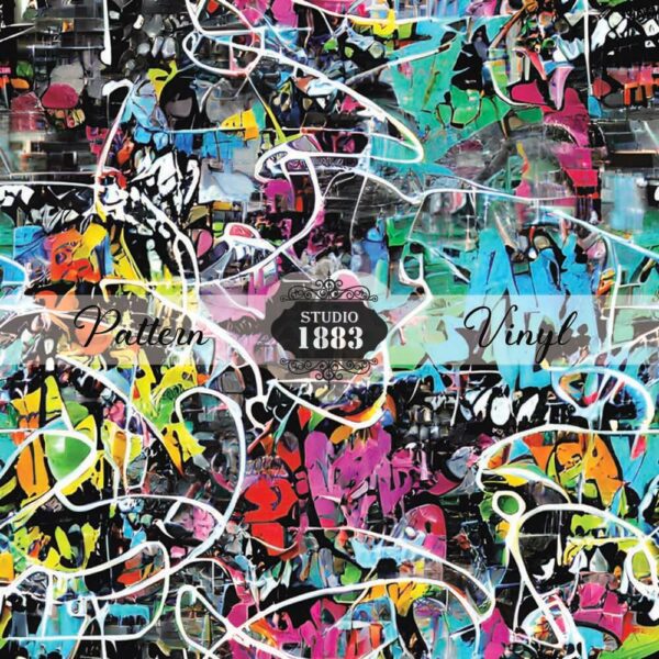 Graffiti-Pattern Vinyl