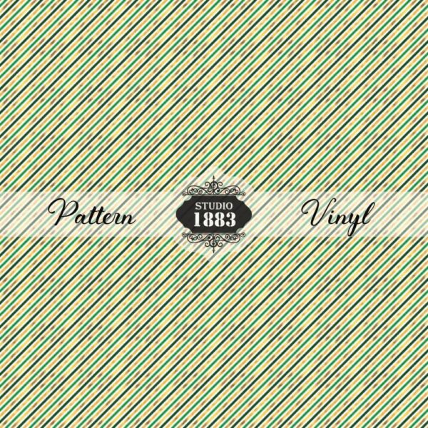 Green Stripes-Pattern Vinyl
