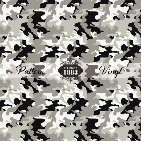Grey Camo-Pattern Vinyl