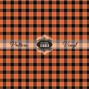 Halloween Plaid-Pattern Vinyl