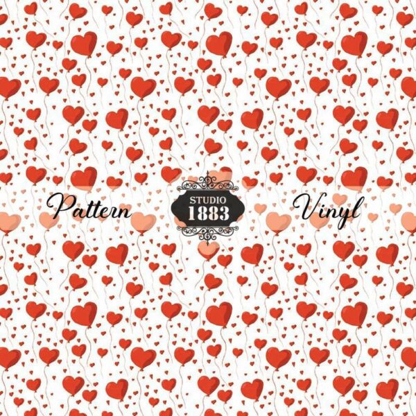 Heart Balloons-Pattern Vinyl