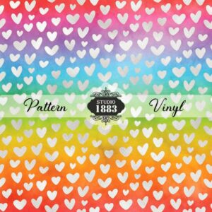 Hearts Gradiant-Pattern Vinyl