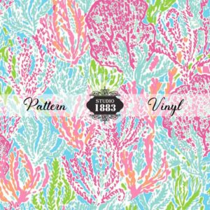 Lilly Coral-Pattern Vinyl