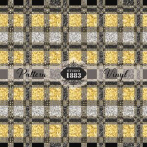 New Year Plaid-Pattern Vinyl