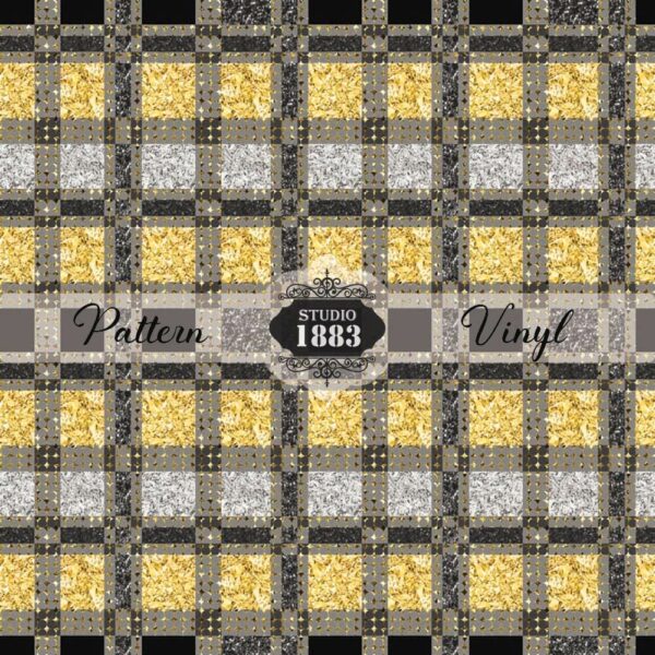 New Year Plaid-Pattern Vinyl
