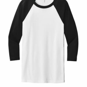 BC Raglan- Black/White