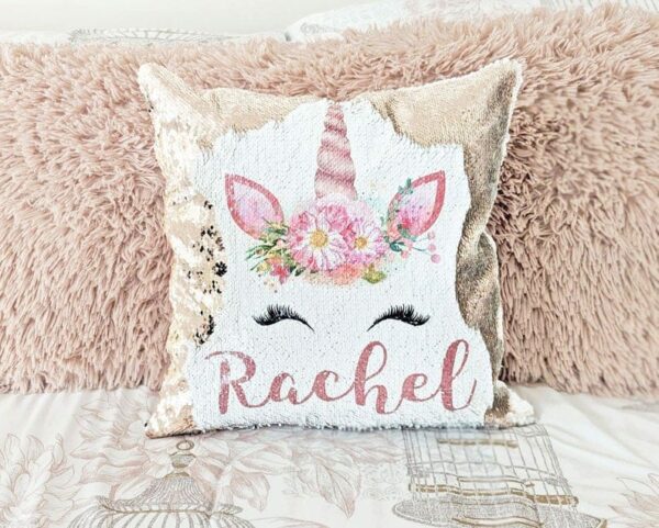 Sequin Pillow Square