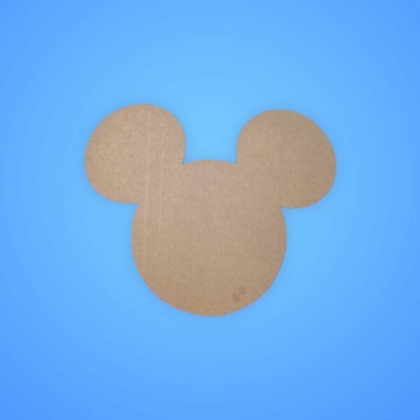 Wood Cutout - Mouse Head