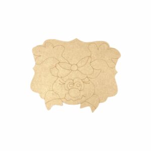 Wood Cutout - Reindeer Frame