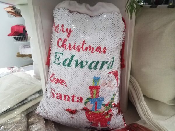 Sequin Santa Sack