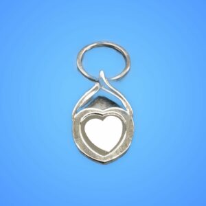 Sublimation Twisted Heart Keychain