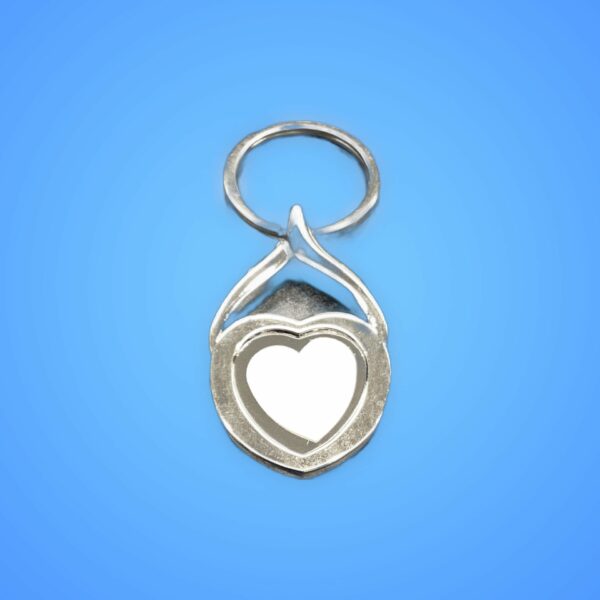 Sublimation Twisted Heart Keychain