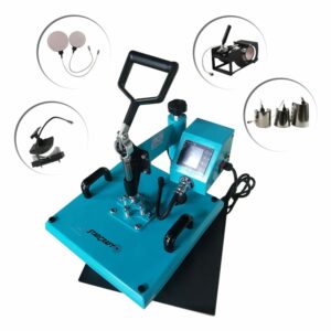 Turquoise 8 In 1 Heat Press