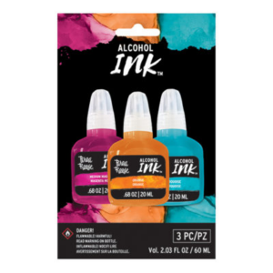 Alcohol Ink 3 pk- Medium Magenta, Orange, Turquoise