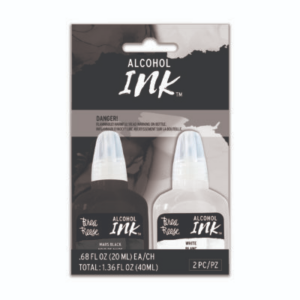 Brea Reese Alcohol Inks 2 Pack - Mars Black, White