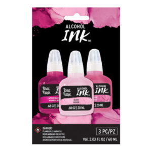 Alcohol Ink 3 pk- Medium Magenta, Blush, Rose