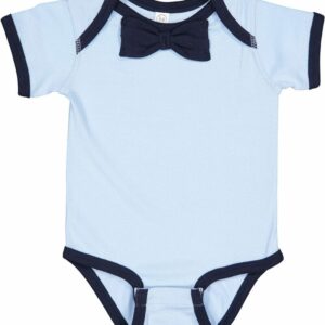 bow tie bs -Lt Blue/Navy