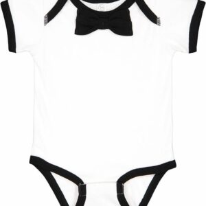 bow tie bs -White/Black