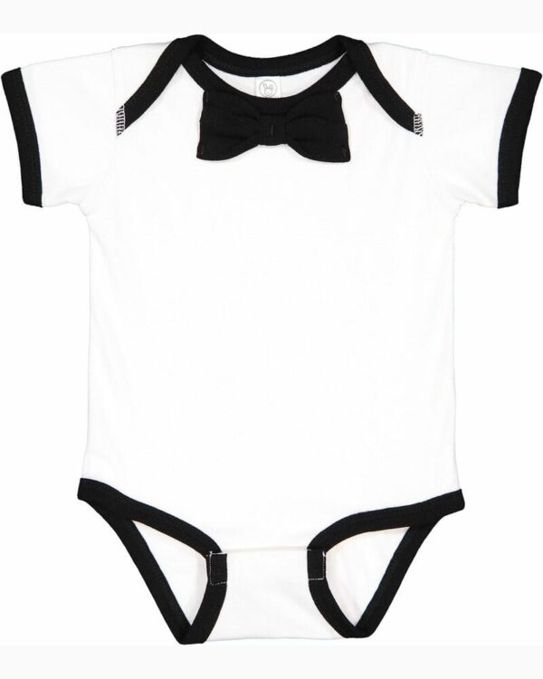 bow tie bs -White/Black