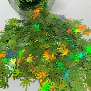 Palm Trees - Holographic Shape Glitter