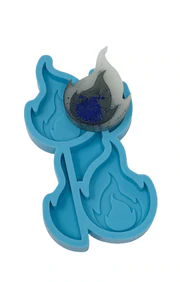 Flame Silicone Mold- Straw Topper *RETIRED*