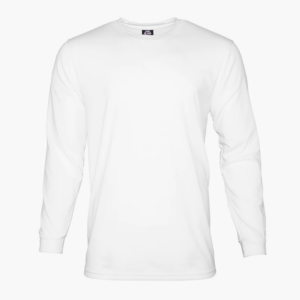 LS Crew Neck Tee-White
