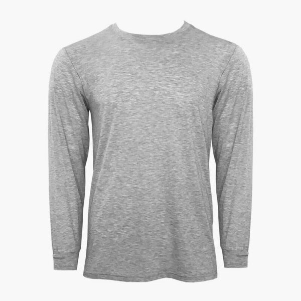 LS Crew Neck Tee-Oxford