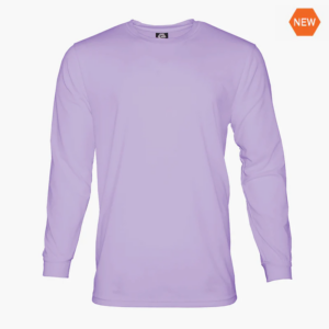 LS Crew Neck Tee-Lavendar
