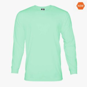 LS Crew Neck Tee-Mint