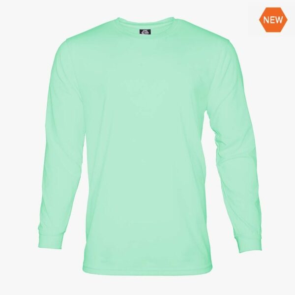 LS Crew Neck Tee-Mint