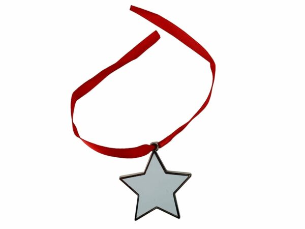 Metal Star sublimation ornament