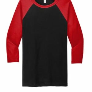 BC Raglan- Red/Black