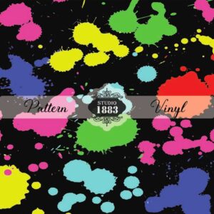 Paint Splatters Large-Pattern Vinyl
