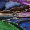 Peacock Agate-Pattern Vinyl