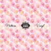 Pink Floral-Pattern Vinyl