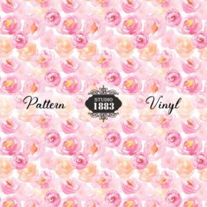Pink Floral-Pattern Vinyl